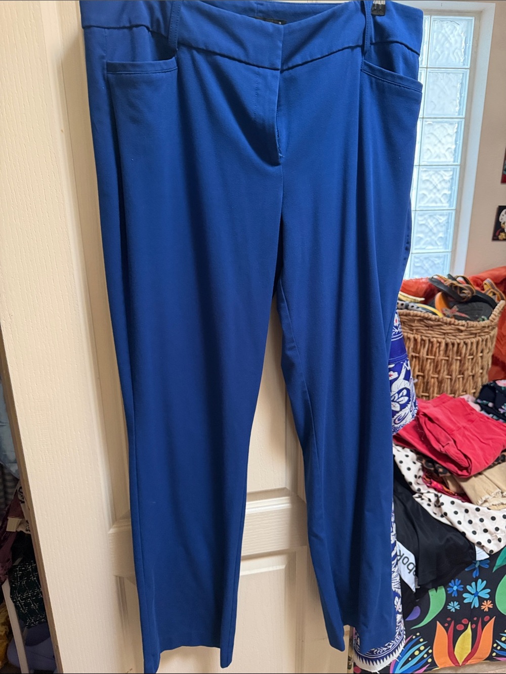 Classic Women's Blue TALL Dress Pants